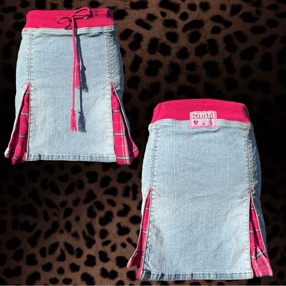Y2k Vintage Mudd Jean pleated skirt